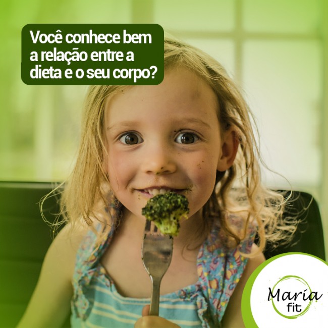 Você conhece bem a relação entre a dieta e o seu corpo? - 	m