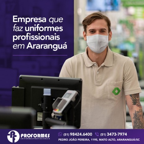 Empresa que faz uniformes profissionais em Araranguá