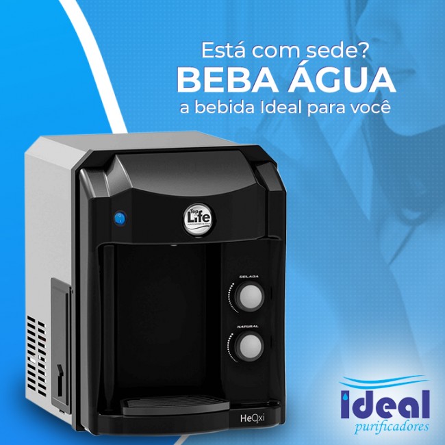 Está com sede? Beba água, a bebida Ideal para você