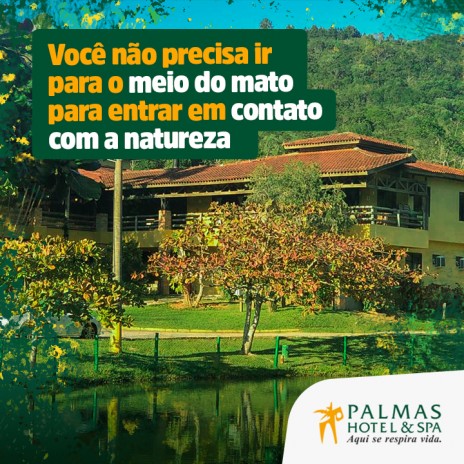 Você não precisa ir para o meio do mato para entrar em contato com a natureza