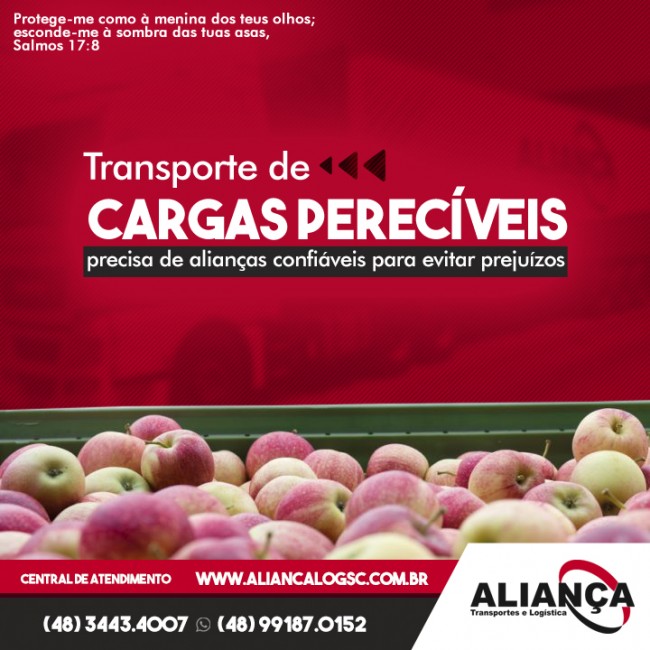 Transporte de cargas perecíveis precisa de alianças confiáveis para evitar prejuízos