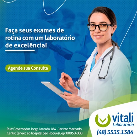 Faça seus exames de rotina com um laboratório de excelência!