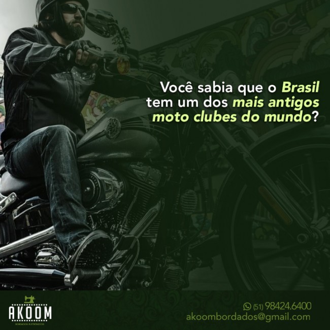 Você sabia que o Brasil tem um dos mais antigos moto clubes do mundo?