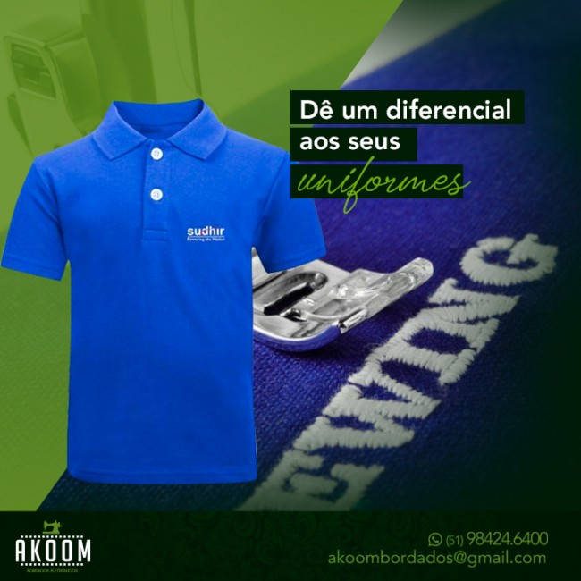 Dê um diferencial aos seus uniformes