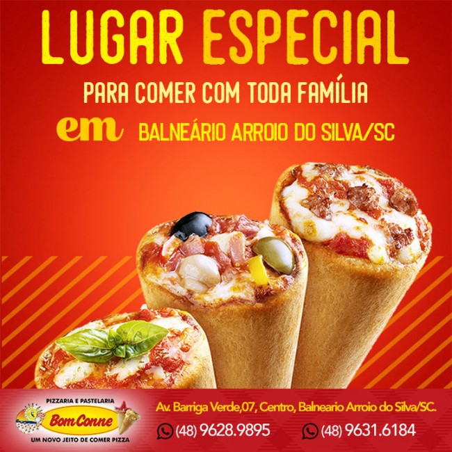 Lugar especial para comer com toda família em Balneário Arroio do Silva/SC