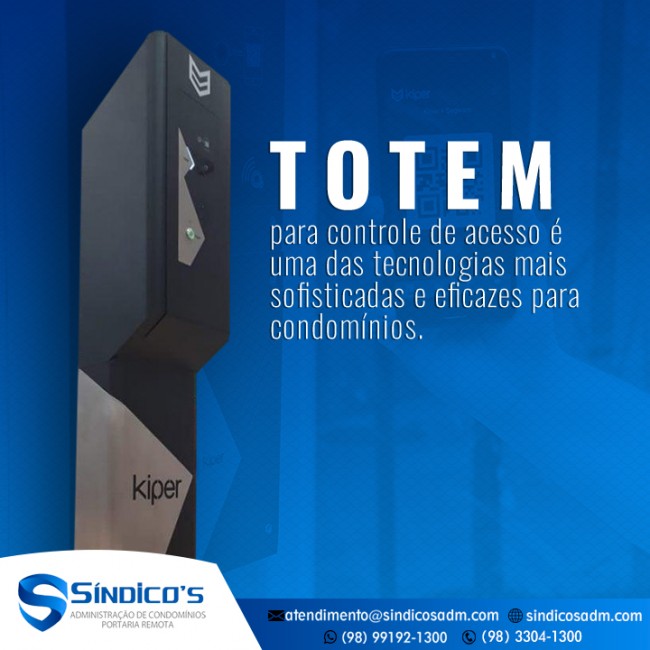 Totem para controle de acesso é uma das tecnologias mais sofisticadas e eficazes para condomínio