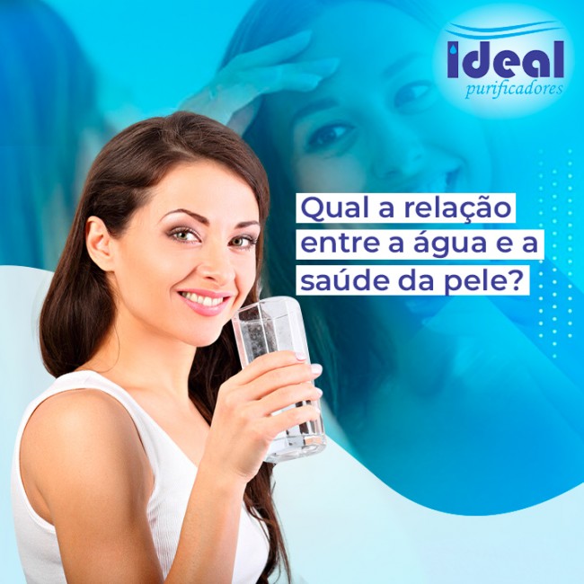 Qual a relação entre a água e a saúde da pele?