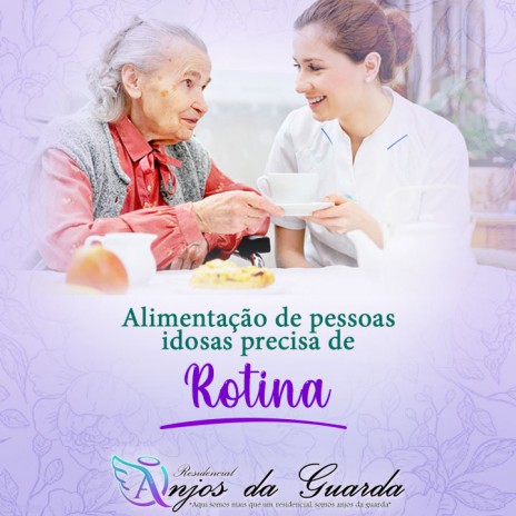 Alimentação de pessoas idosas precisa de rotina