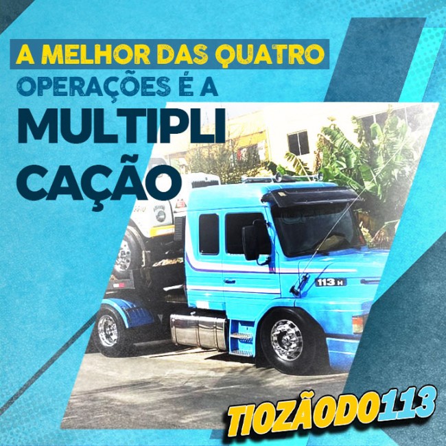 A melhor das quatro operações é a multiplicação