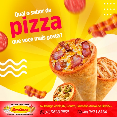 Qual o sabor de pizza que você mais gosta?