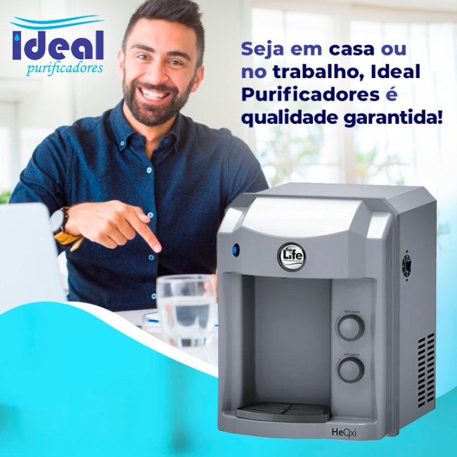 Seja em casa ou no trabalho, Ideal Purificadores é  qualidade garantida!