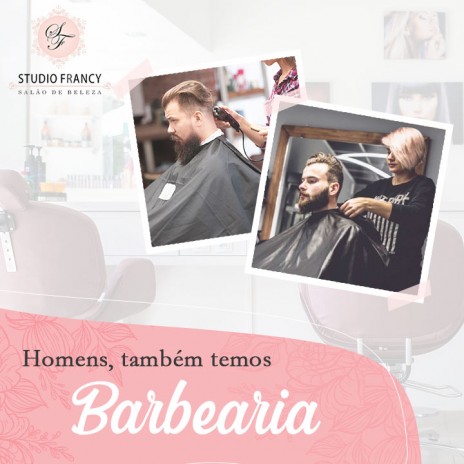 Homens, também temos barbearia!