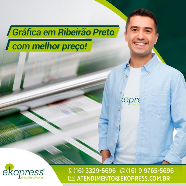 Gráfica em Ribeirão Preto com melhor preço!