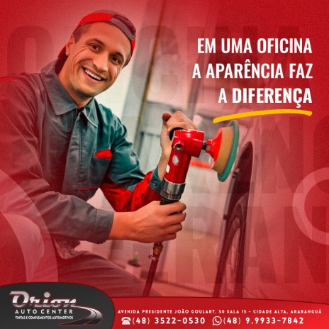 Em uma oficina a aparência faz a diferença