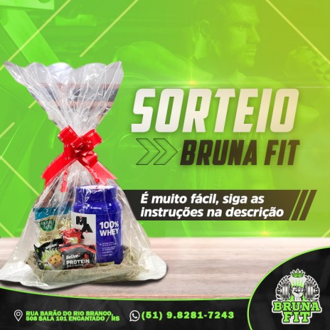 Quer ganhar uma cesta recheada de produtos aqui da Bruna Fit?