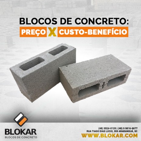 Blocos de concreto: preço x custo-benefício