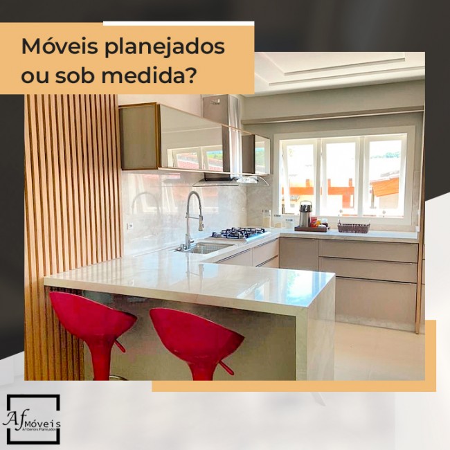 Móveis planejados ou sob medida?