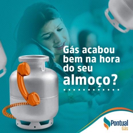 Gás acabou bem na hora do seu almoço?