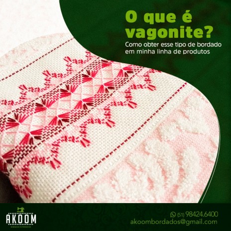 O que é vagonite? Como obter esse tipo de bordado em minha linha de produtos