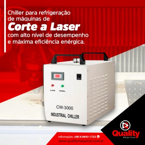 CHILLER PARA MÁQUINAS A LASER MODELO: CW3000 - CW 3000