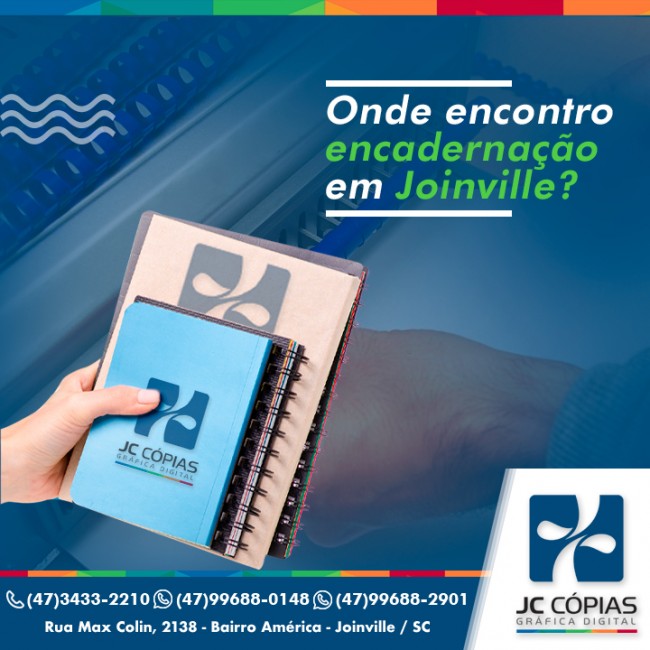 Onde encontro encadernação em Joinville?