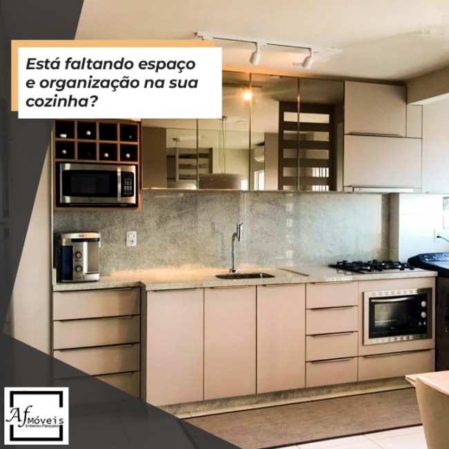 Está faltando espaço e organização na sua cozinha?