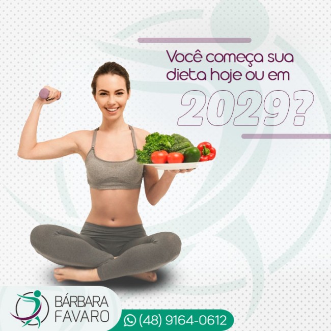 Você começa sua dieta hoje ou em 2029?