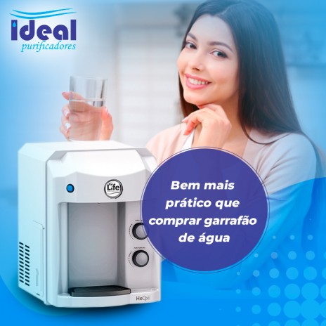 Bem mais prático que comprar garrafão de água