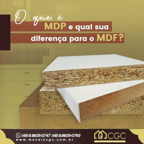 O que é MDP e qual sua diferença para o MDF?