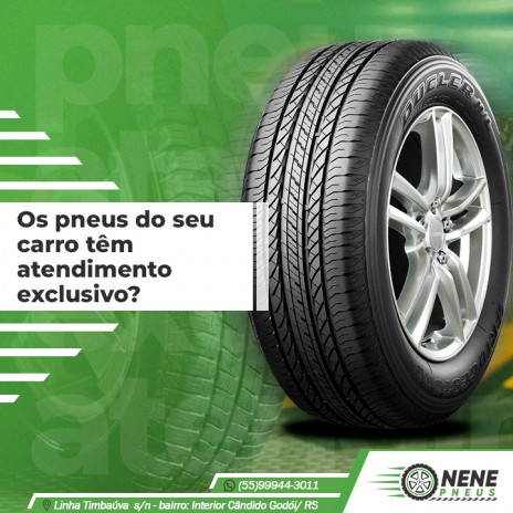 Os pneus do seu carro têm atendimento exclusivo?