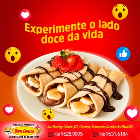 Experimente o lado doce da vida