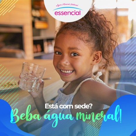 Está com sede? Beba água mineral!