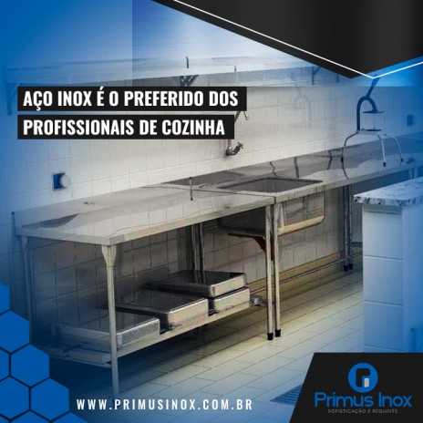 Aço inox é o preferido dos profissionais de cozinha