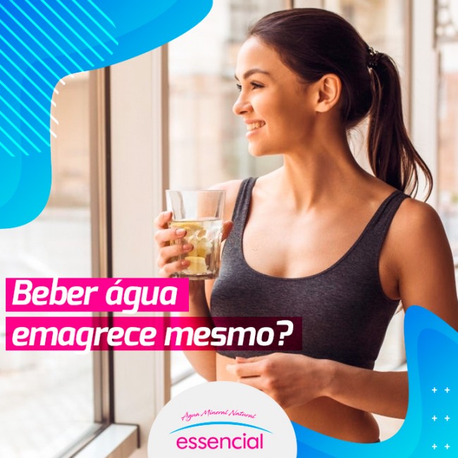 Beber água emagrece mesmo?