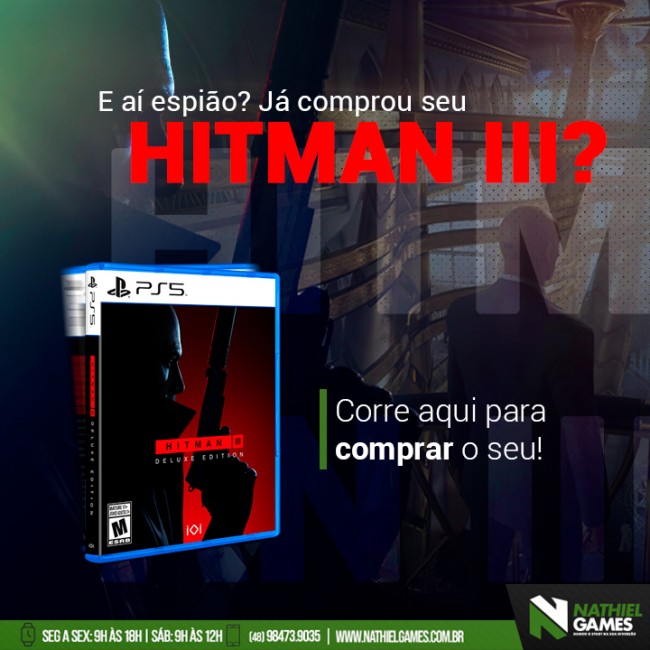 E aí espião? Já comprou seu Hitman III?