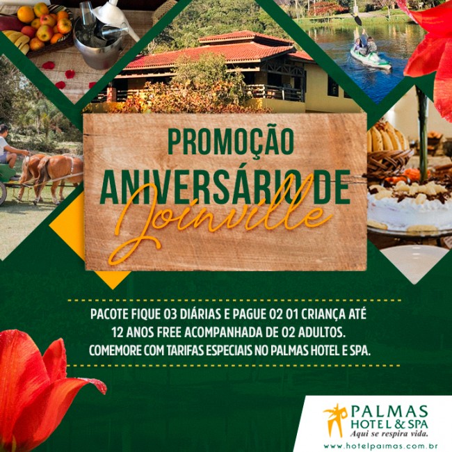 Pacote Aniversário de Joinville