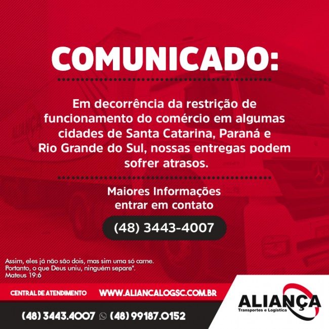 Comunicado Importante