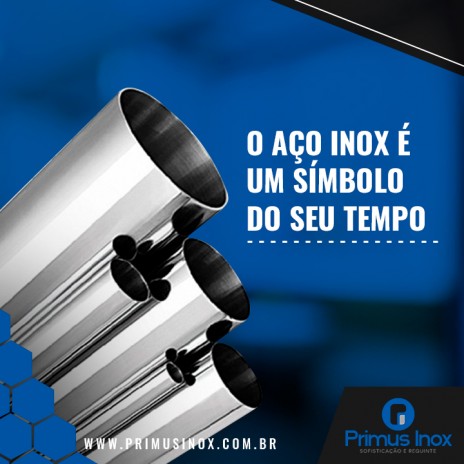 O aço inox é um símbolo do seu tempo