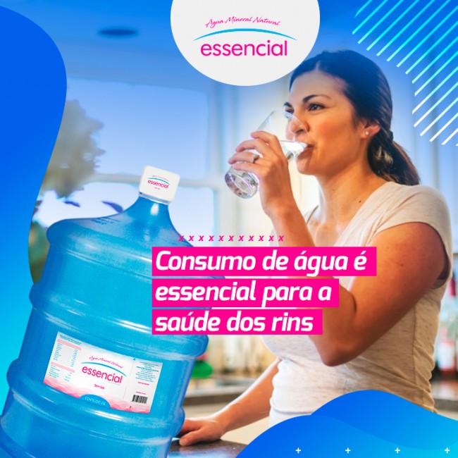 Consumo de água é essencial para a saúde dos rins