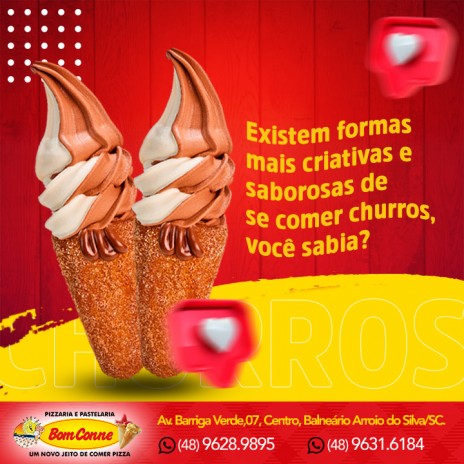 Existem formas mais criativas e saborosas de se comer churros, você sabia?