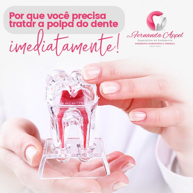 Por que você precisa tratar a polpa do dente imediatamente?