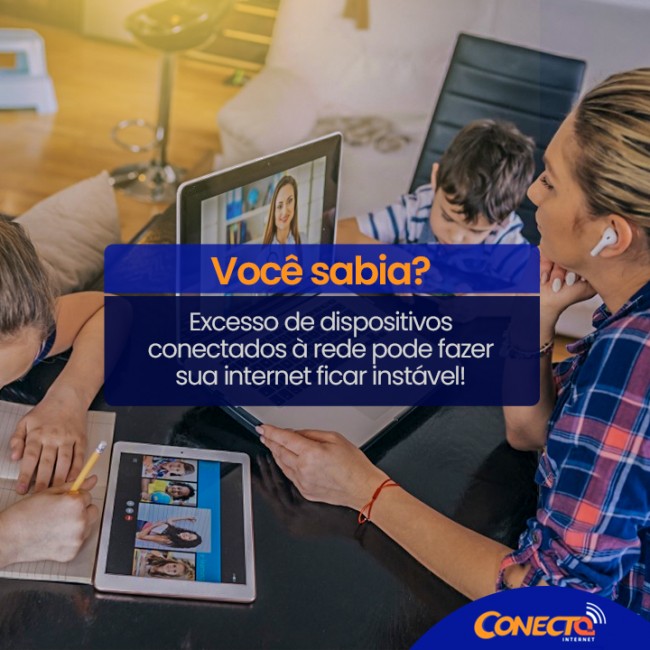 Excesso de dispositivos conectados à rede pode fazer sua internet fica instável