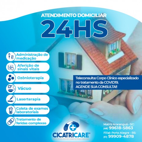 Atendimento domiciliar 24hs