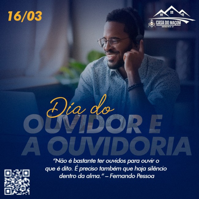 16/03 Dia Nacional do Ouvidor e a Ouvidoria