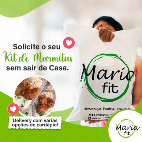 Solicite o seu Kit de marmitas sem sair de Casa.