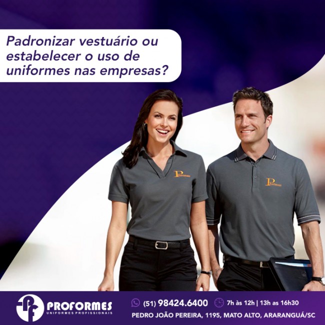 Padronizar vestuário ou estabelecer o uso de uniformes nas empresas?