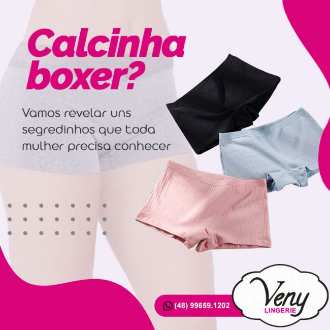 Calcinha boxer? Vamos revelar uns segredinhos que toda mulher precisa conhecer