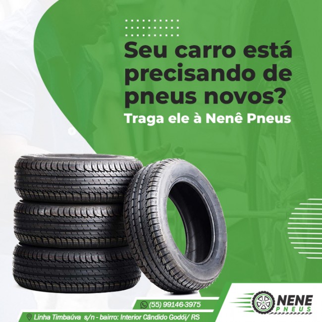 Seu carro está precisando de pneus novos? Traga ele à Nenê Pneus