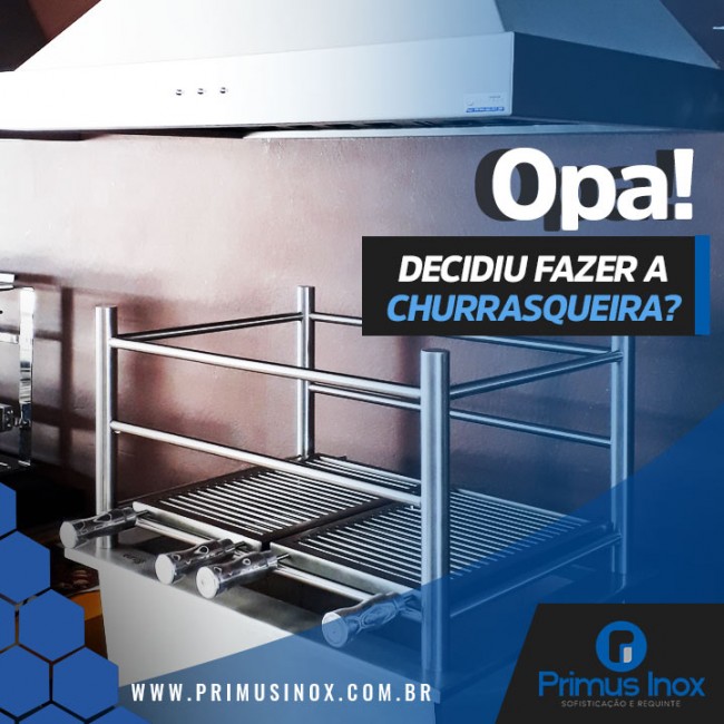 Opa! Decidiu fazer a churrasqueira?