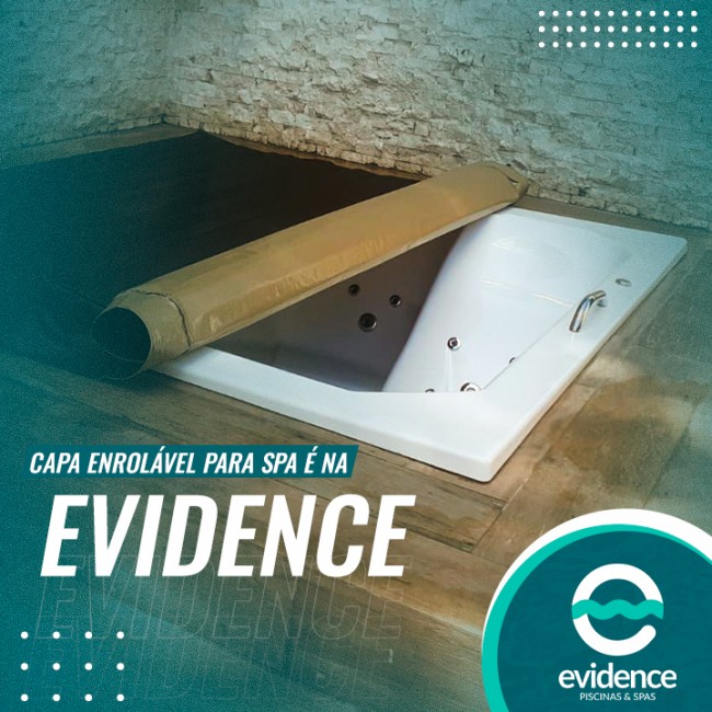 Capa Enrolável para Spa é na Evidence